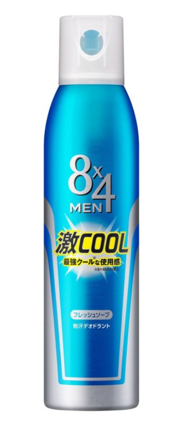 Спрей дезодорант-антиперспирант для мужчин  с охлаждающим эффектом, аромат свежего мыла КАО 8x4 Men Power Protect Super Cool
