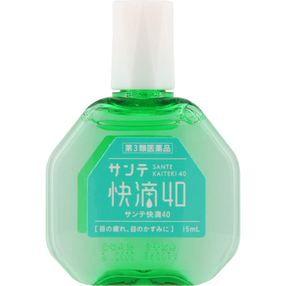 Освежающие капли для глаз расслабляющие и успокаивающие / Santen "Sante 40 Kaiteki"