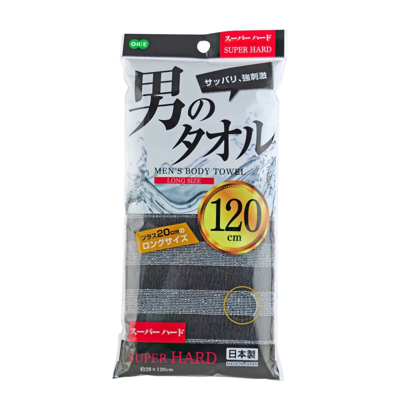 Мочалка для тела сверхжесткая для мужчин / NYLON TOWEL SUPER HARD 120