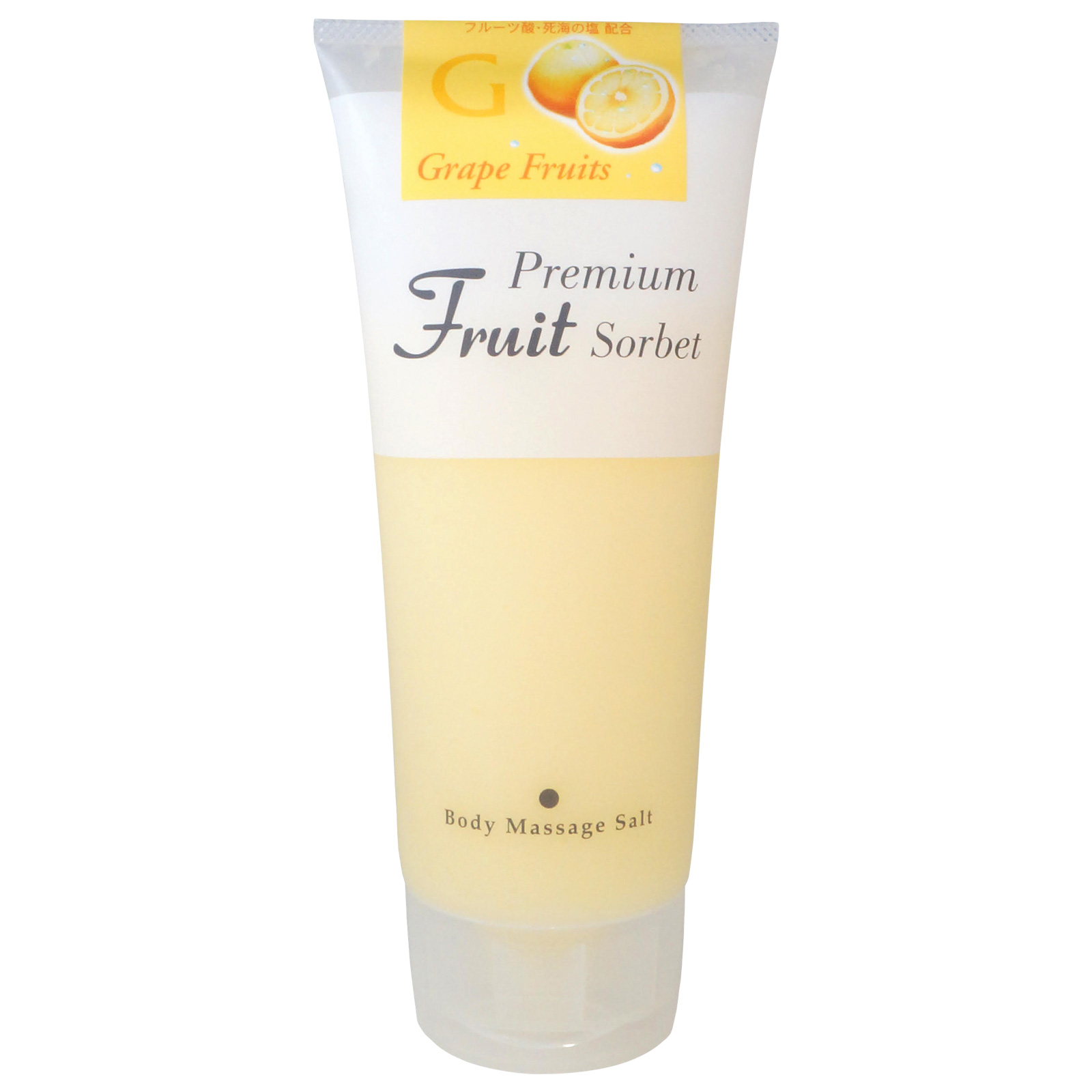 Премиальный фруктовый скраб-сорбет для тела на основе соли «Грейпфрут» Космепро, Cosmepro Premium Fruit Sorbet Body Massage Salt Grape Fruits