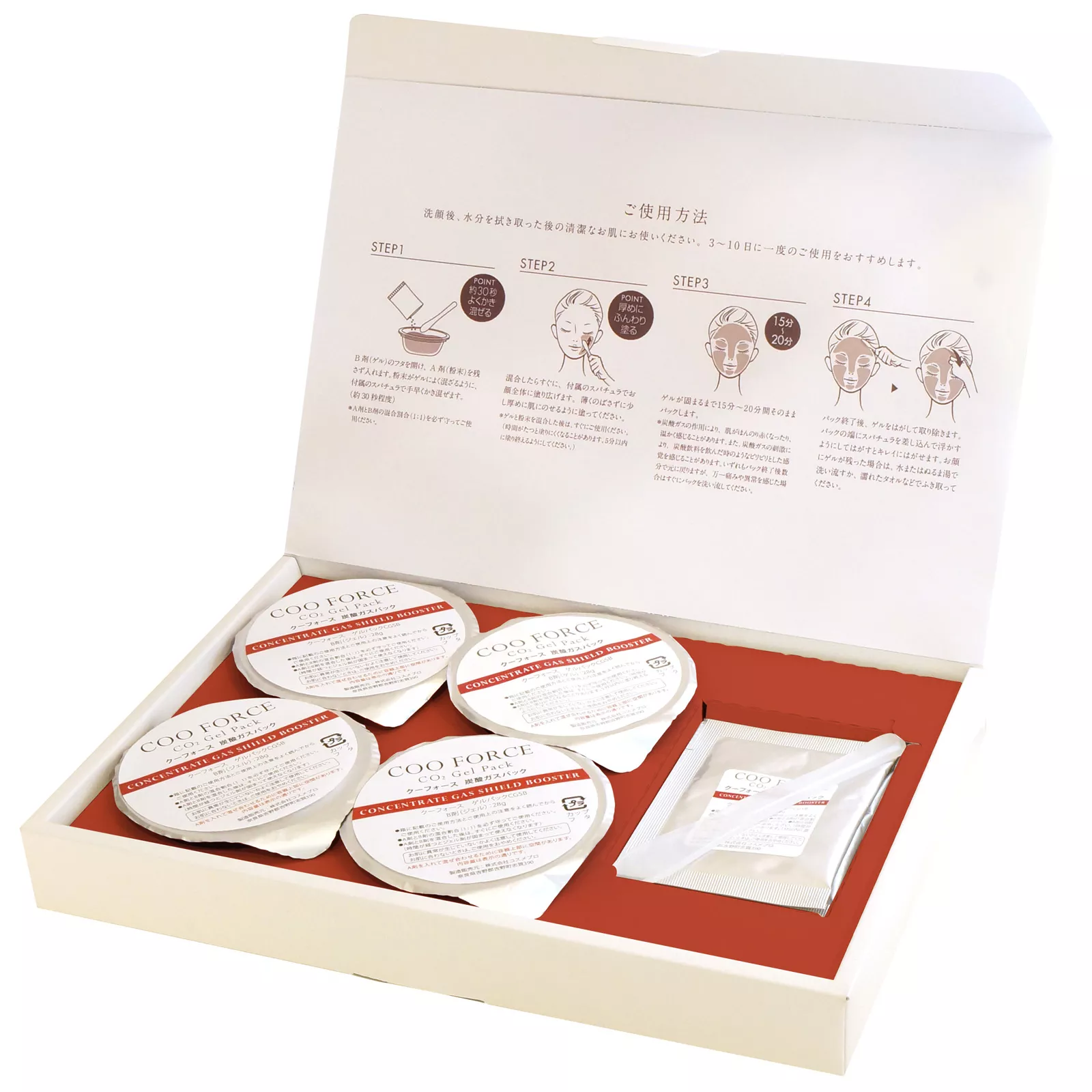 Гелевая карбокси маска для лица Космепро, Cosmepro Coo Force CO2 Gel Pack