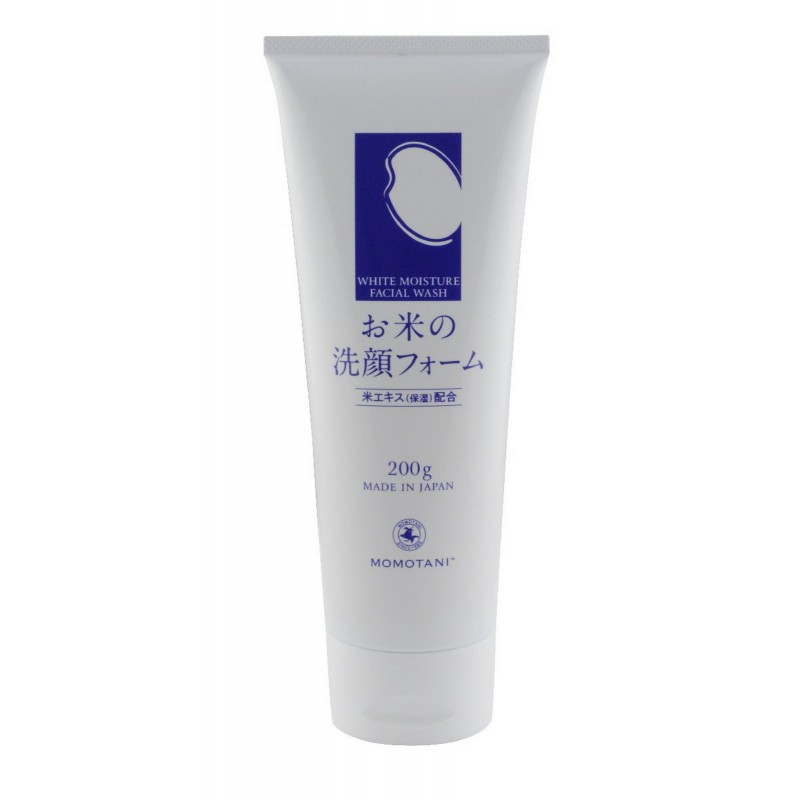 Увлажняющая пенка для умывания с экстрактом риса / Rice Moisture Facial Wash MOMOTANI
