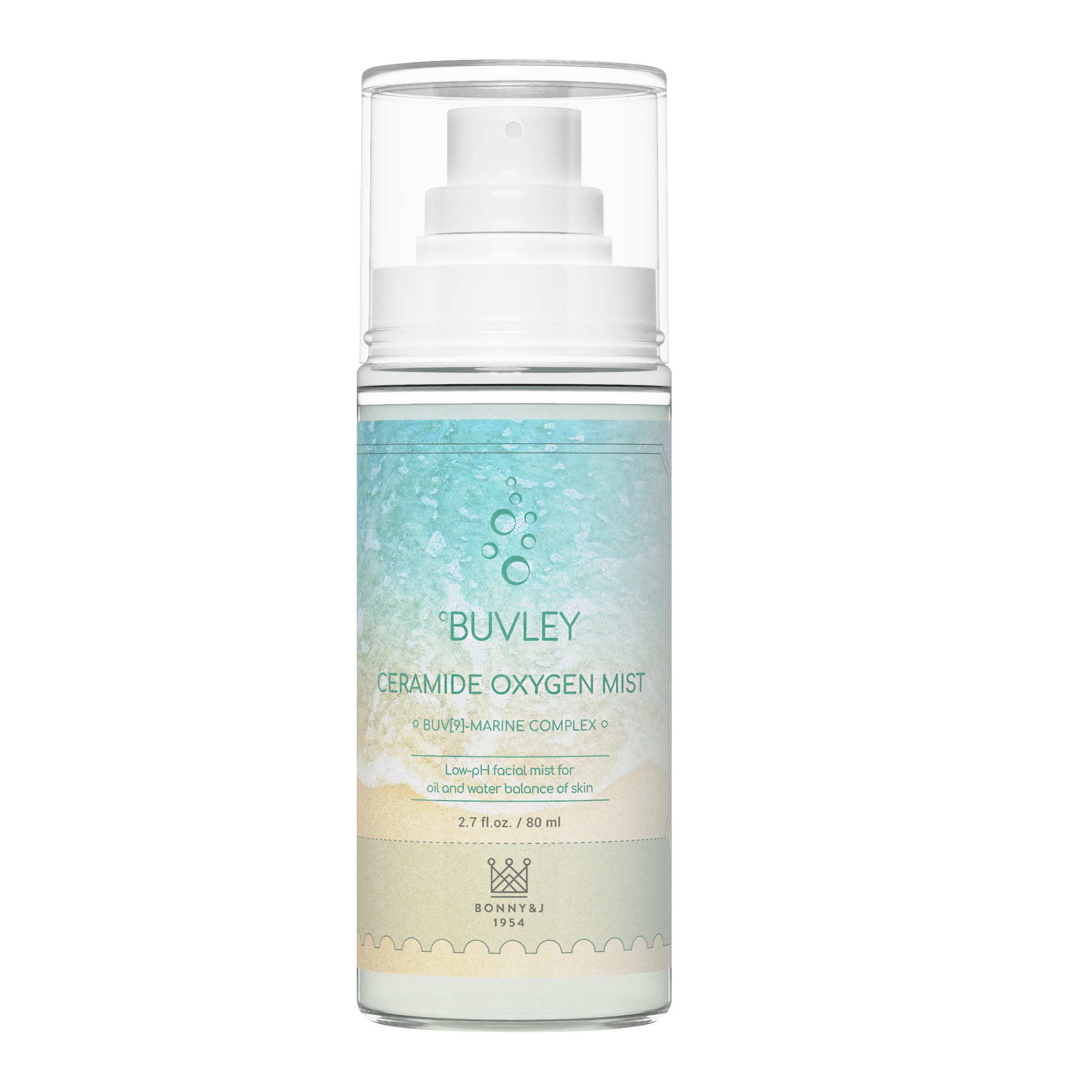 Кислородный освежающий спрей с океаническим комплексом, Buvley Ceramide Oxygen Mist