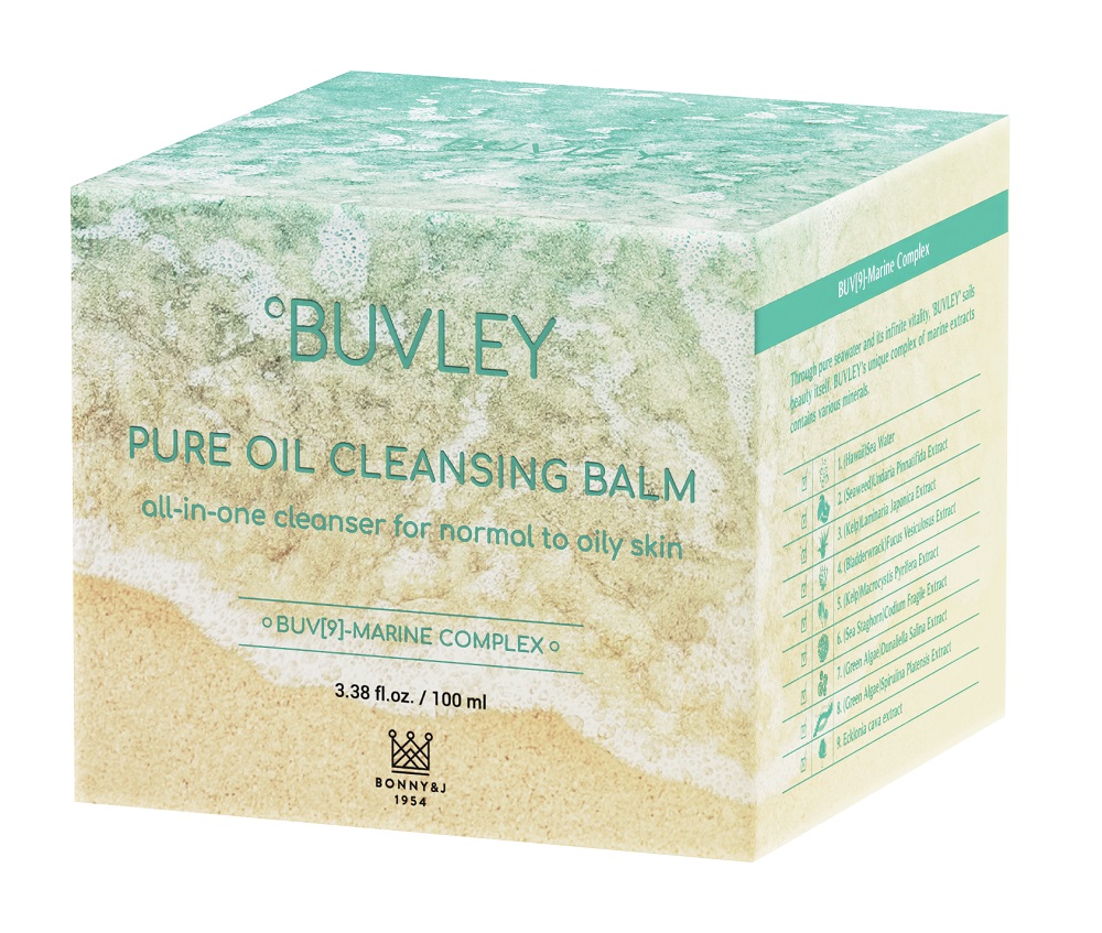 Очищающий деликатный бальзам с океаническим комплексом, Buvley Pure Oil Cleansing Balm