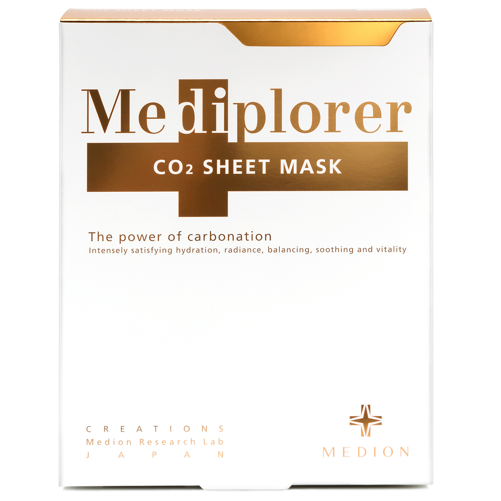 Тканевая маска для лица СО2 Медиплорер, Mediplorer CO2 Sheet Mask.