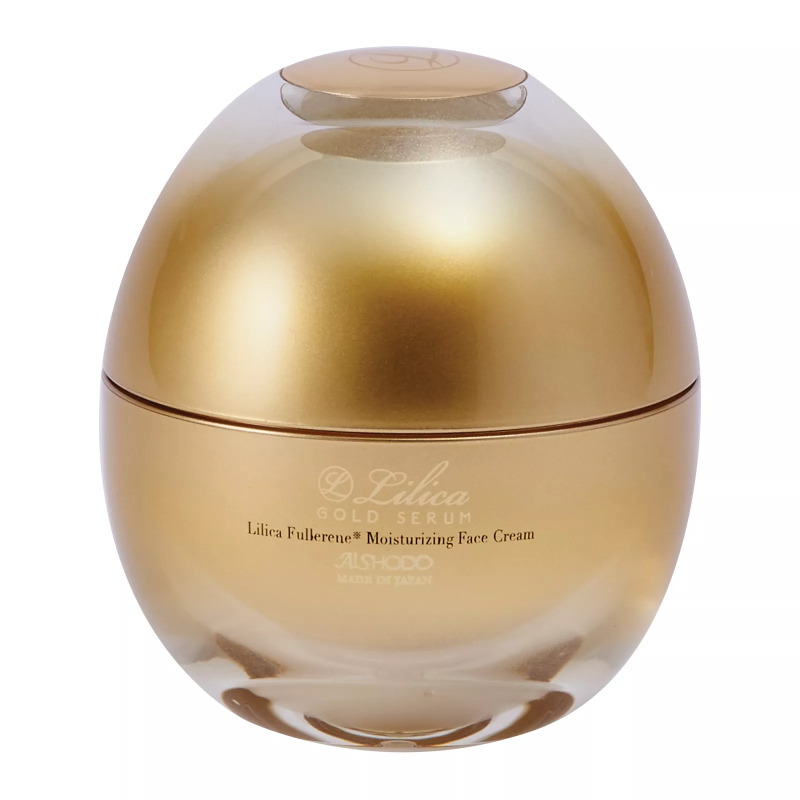 Увлажняющий крем для лица на основе фуллерена «Золотая сыворотка ЛиЛиКа» Айшодо, Aishodo LiLiCa Gold Serum Fullerene Moisturizing Face Cream.