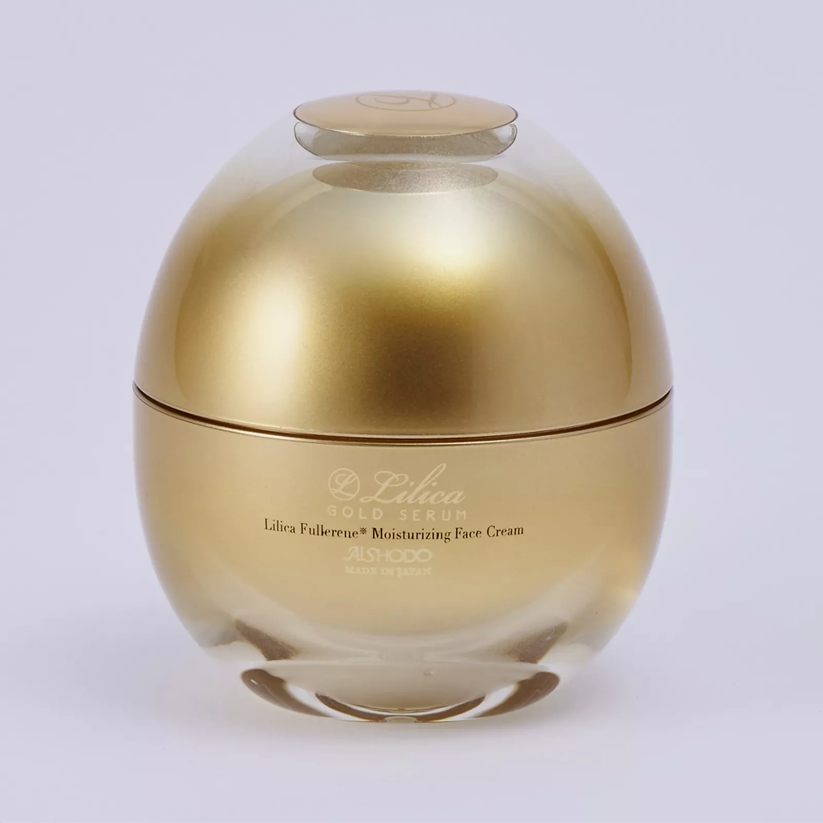 Увлажняющий крем для лица на основе фуллерена «Золотая сыворотка ЛиЛиКа» Айшодо, Aishodo LiLiCa Gold Serum Fullerene Moisturizing Face Cream.