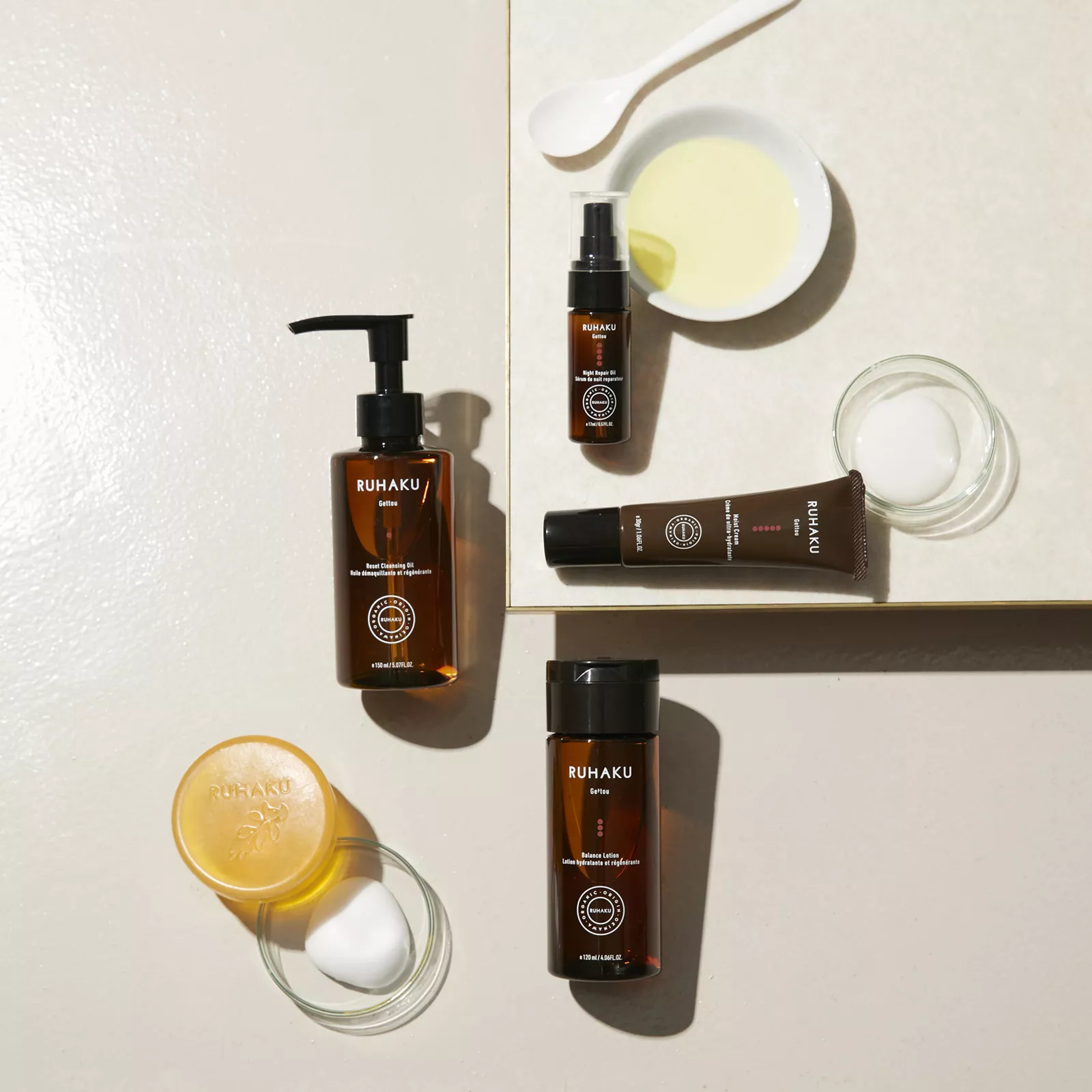 Ночное восстанавливающее масло для лица Рухаку, Ruhaku Night Repair Oil.