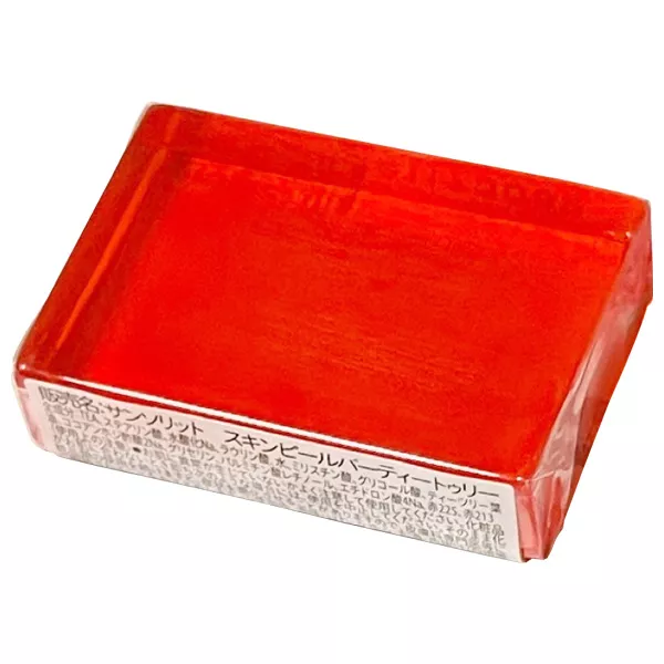 Пилинговое мыло с AHA-кислотами и маслом чайного дерева Сансорит для комбинированной и жирной кожи склонной к акне, мини, Sunsorit Skin Peel Bar Tea Tree Mini.