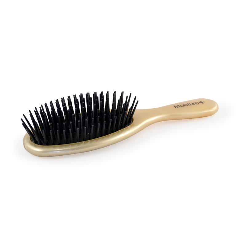 Щетка массажная с гиалуроновой кислотой (круглая) малая Poly Hair Brush With Hyaluronic Acid / VESS