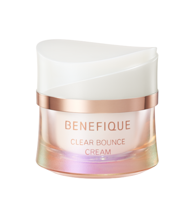 Увлажняющий, осветляющий лечебный крем для упругой кожи Shiseido BENEFIQUE Clear Bounce Cream