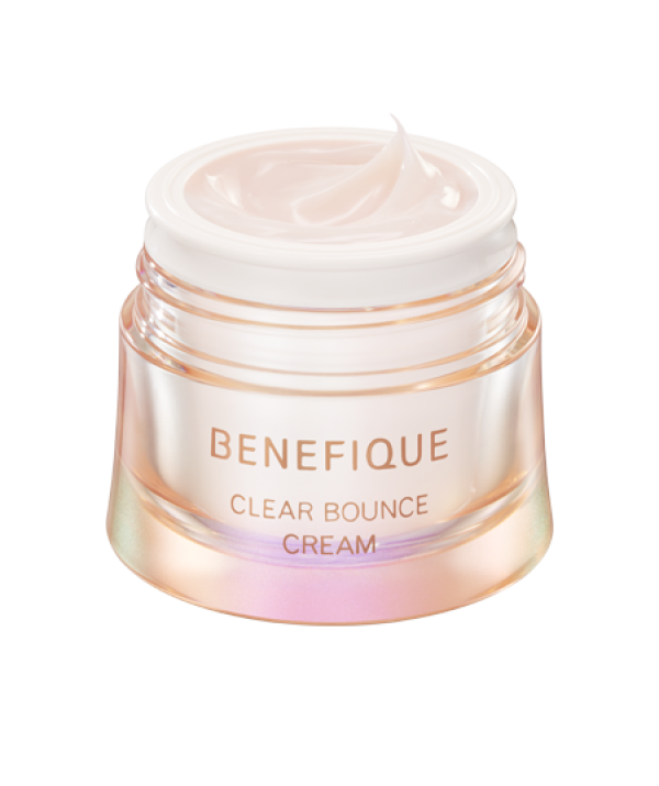 Увлажняющий, осветляющий лечебный крем для упругой кожи Shiseido BENEFIQUE Clear Bounce Cream