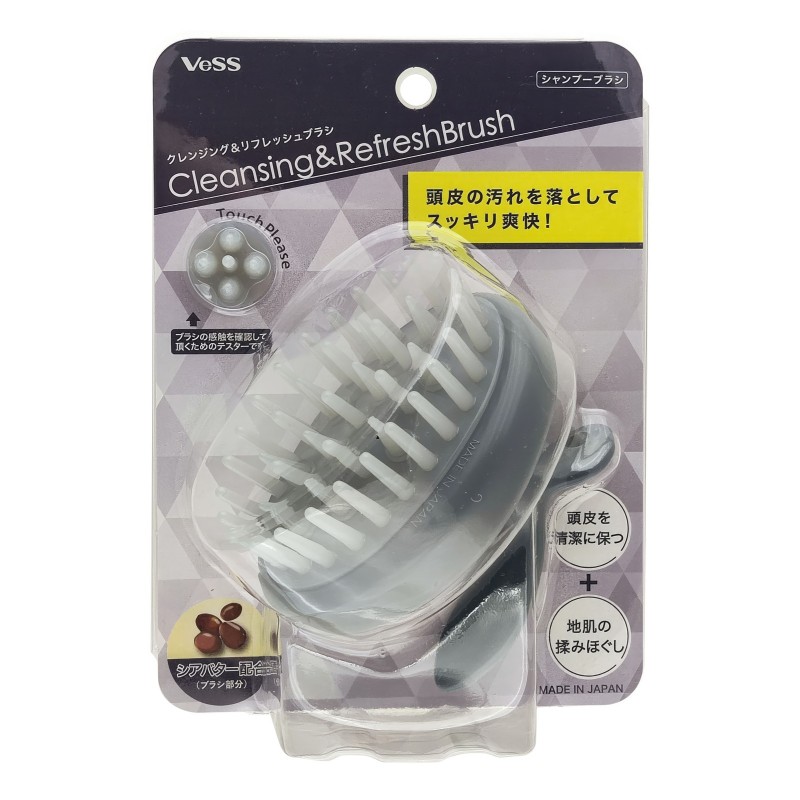 Массажер для кожи головы с маслом Ши / REFRESH BRUSH / VESS