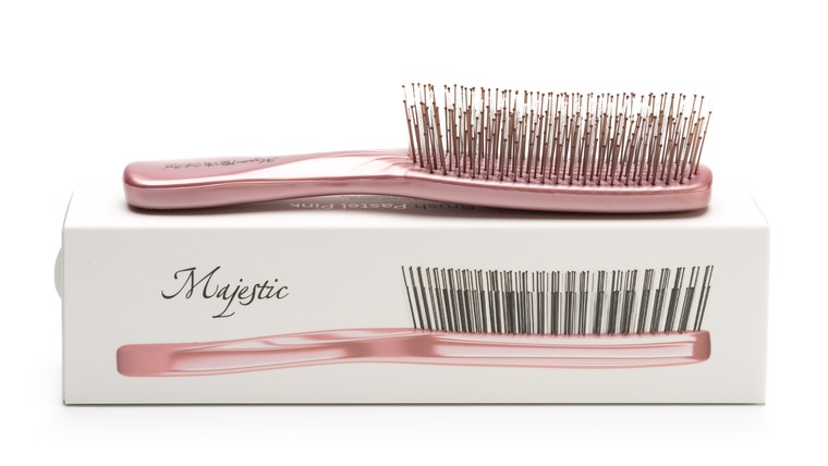 Расчёска Majestic Pastel Pink для тонких и ослабленных волос