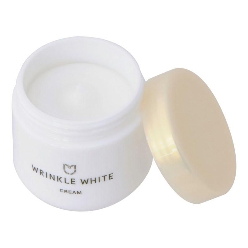 Крем для лица против морщин (выравнивающий тон кожи) / MEISHOKU WRINKLE WHITE CREAM