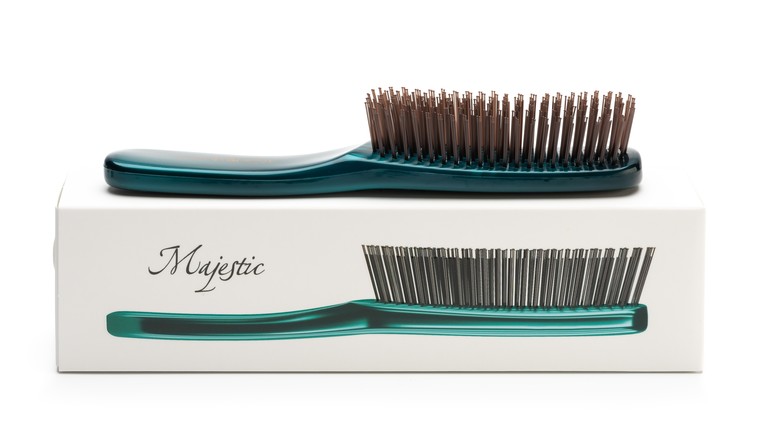 Расческа Majestic Green для густых и длинных волос