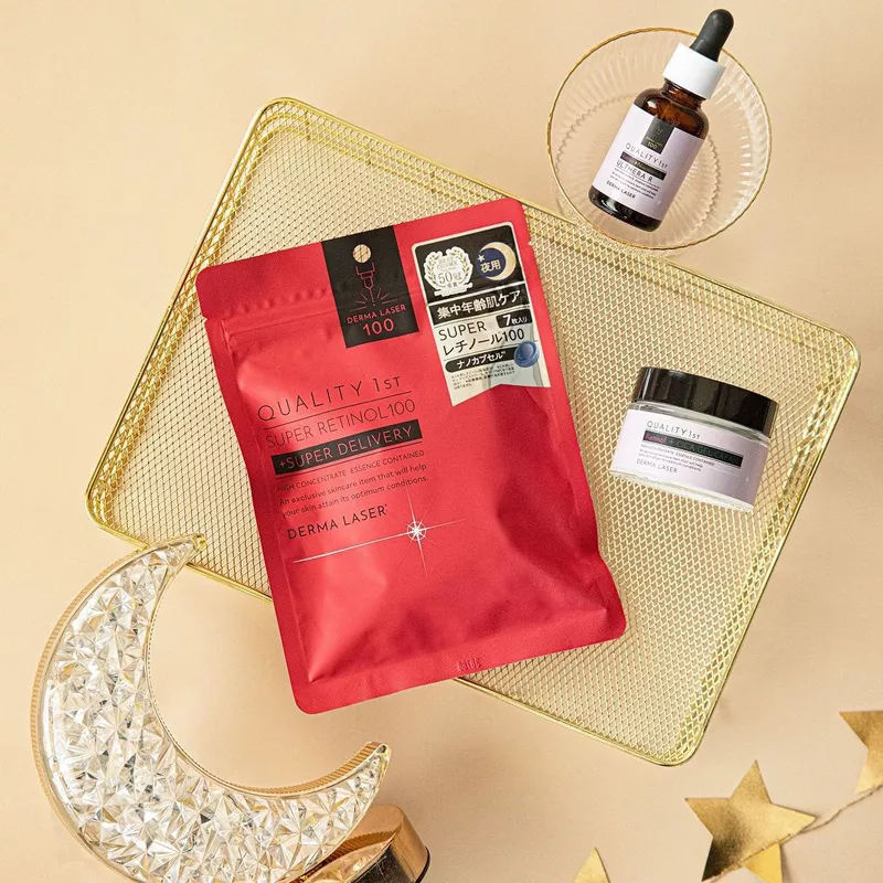 Маска дерма лазер супер ретинол 100 Кволити Фест, 7 шт. Quality 1st Derma Laser Super Retinol 100.