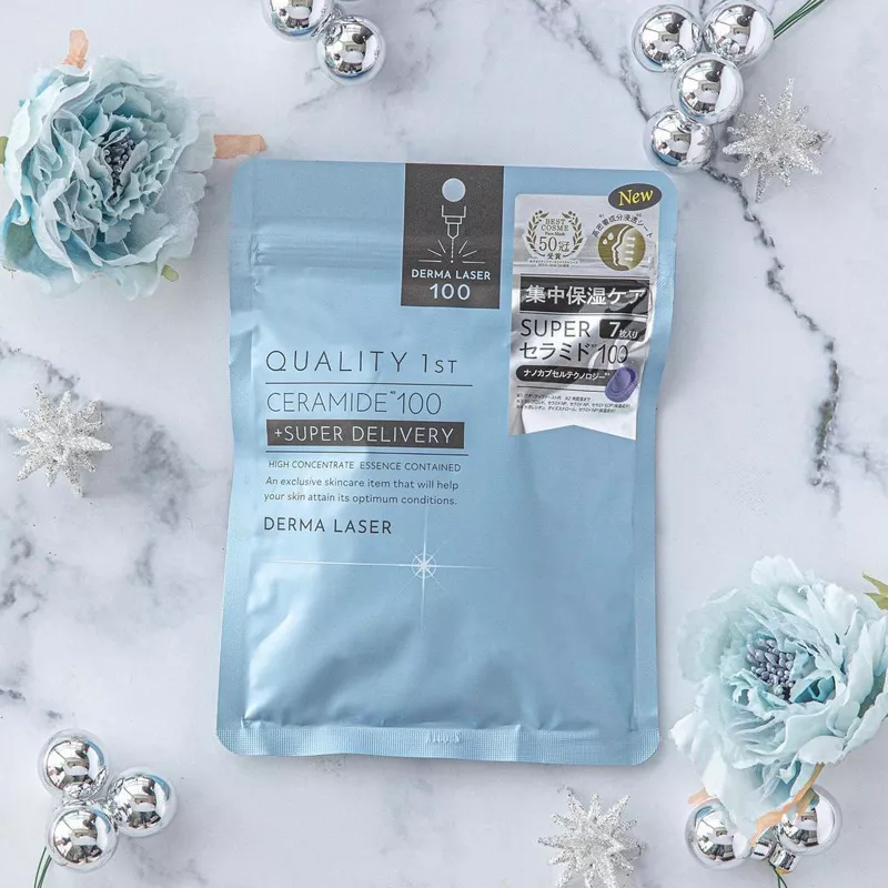 Маска дерма лазер с церамидами церамид 100 Кволити Фест, 7 шт. Quality 1st Derma Laser Super Ceramide 100.