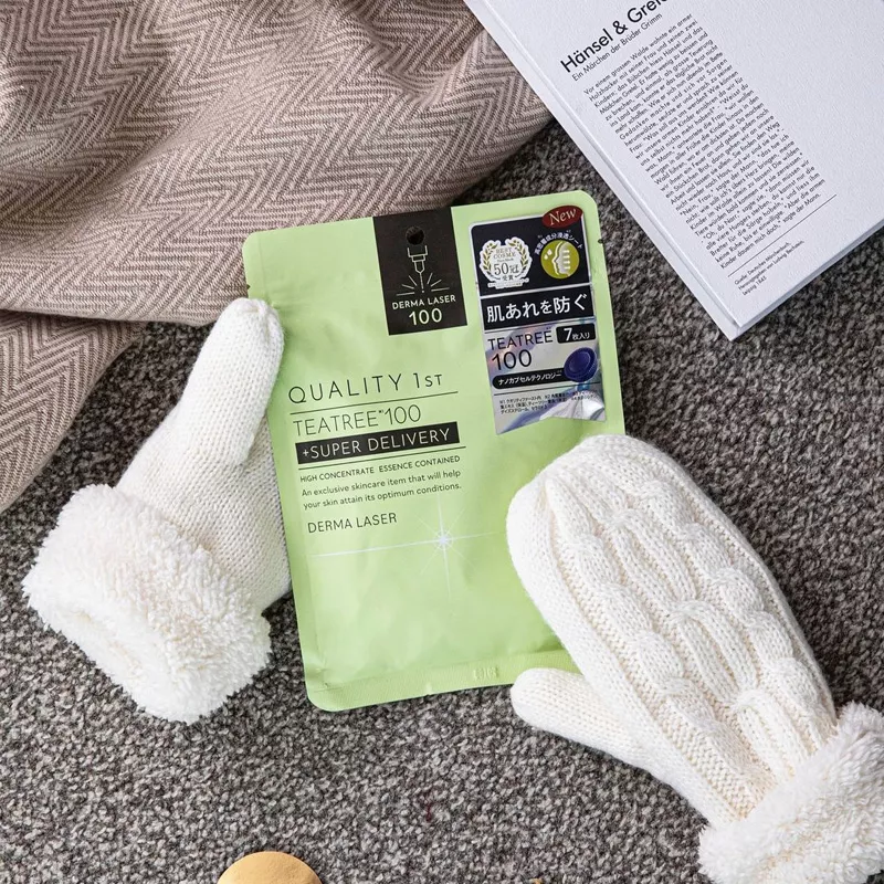 Маска дерма лазер супер с маслом чайного дерева TeaTree 100 Кволити Фест, 7 шт. Quality 1st Derma Laser Super TeaTree 100.