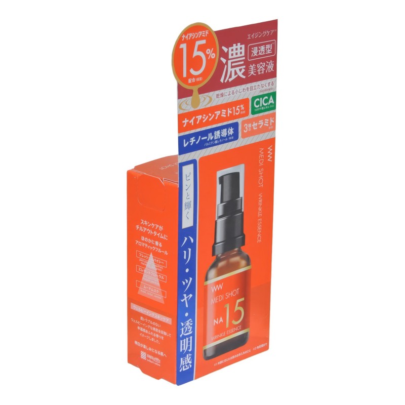 Концентрированная эссенция для ухода за зрелой кожей (разглаживание морщин и выравнивание цвета кожи) с ниацинамидом 15% / MEDI SHOT WRINKLE&WHITE ESSENCE SERUM