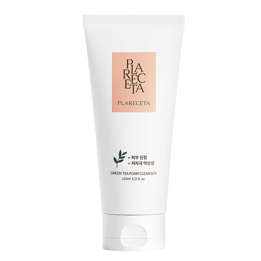 Пенка для очищения с антиоксидантами зеленого чая/PlaReceta Green Tea Foam Cleanser