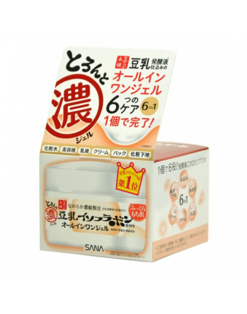 Крем-гель увлажняющий с изофлавонами сои 6 в 1 Soy milk gel cream