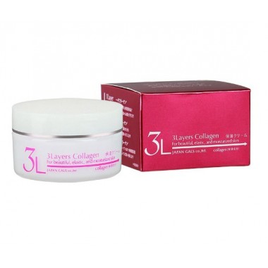 Увлажняющий и подтягивающий крем для лица с трехслойным коллагеном Layers collagen'