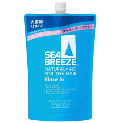 Шампунь и кондиционер 2 в 1 от перхоти с ментолом (мягкая упаковка) Sea breeze