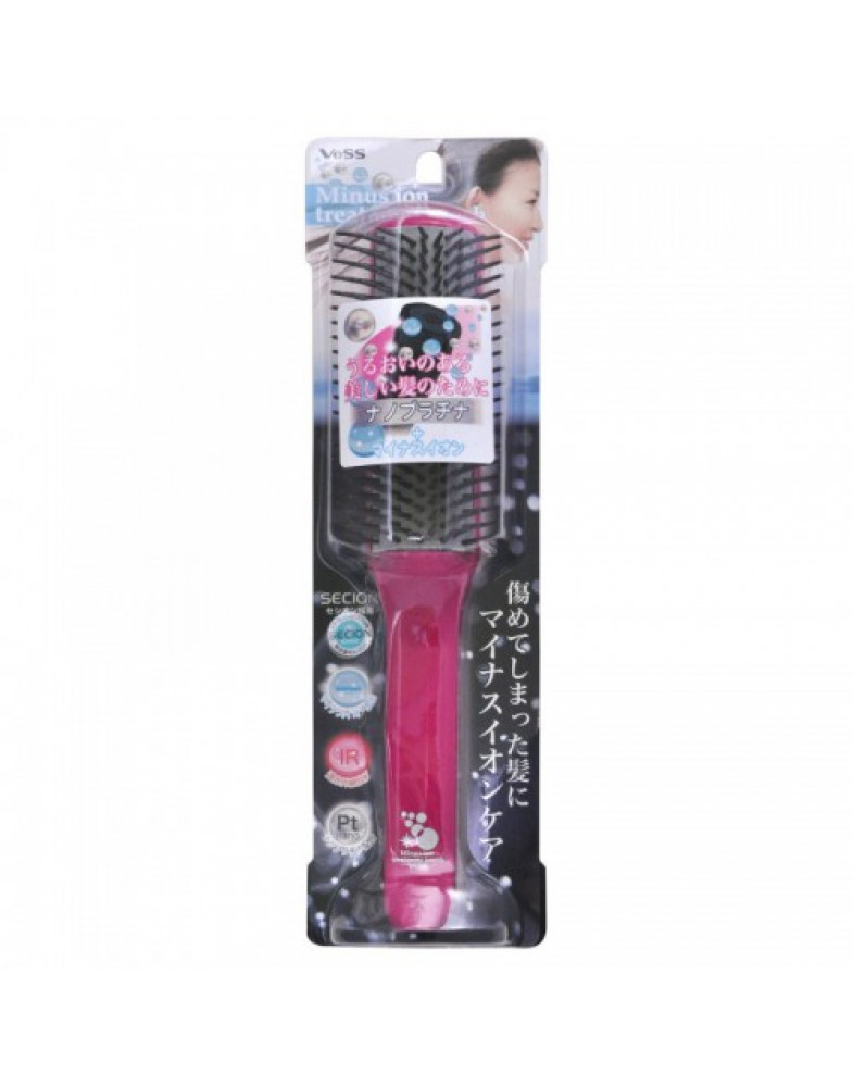 Щетка массажная для ухода за волосами с отрицательно заряженными ионами (большая) Secion brush