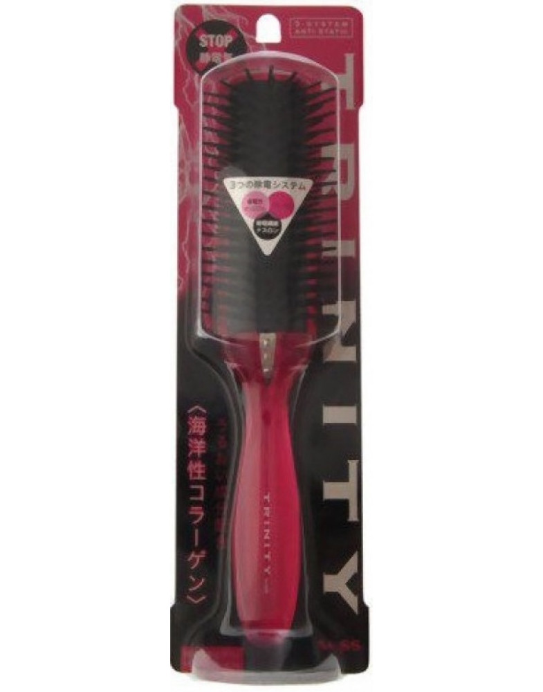 Щетка массажная с тройным антистатическим эффектом Большая Trinity 3-system anti-static brush