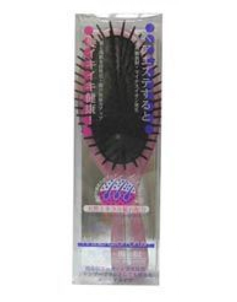 Щетка массажная для сухих, ослабленных волос с минералами горных пород.