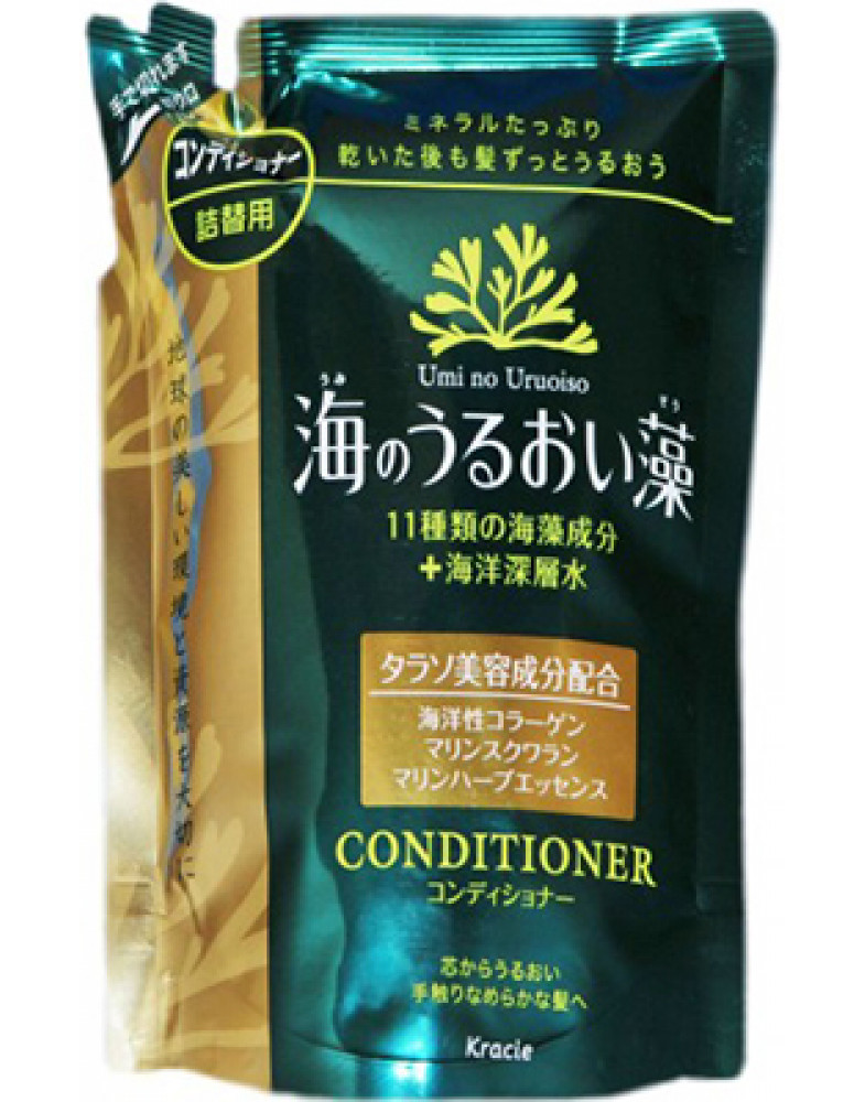 Бальзам-ополаскиватель для волос с экстрактами морских водорослей, запасной блок Umi no uruoiso